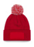 Potlačiteľná čiapka Snowstar® Patch Beanie - Beechfield, farba - classic red/off white, veľkosť - One Size