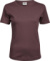 Dámske Tričko Interlock - Tee Jays, farba - grape, veľkosť - XL