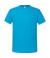 Tričko z prstencovej bavlny Premium - FOM, farba - azure blue, veľkosť - S