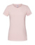 Dámske tričko z prstencovej bavlny Iconic 150 - FOM, farba - powder rose, veľkosť - XS