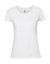 Dámske tričko z prstencovej bavlny Premium - FOM, farba - white, veľkosť - S