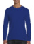 Pánske tričko Softstyle® s dlhými rukávmi - Gildan, farba - royal, veľkosť - S