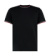 Fashion Fit Tipped Tee - Kustom Kit, farba - black/white/red, veľkosť - S