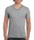 Pánske Softstyle tričko s výstrihom do V - Gildan, farba - sport grey, veľkosť - M