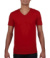 Pánske tričko Softstyle® V-Neck - Gildan, farba - red, veľkosť - S
