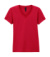 Dámske Softstyle tričko s výstrihom do V - Gildan, farba - cherry red, veľkosť - S