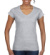 Dámske tričko Softstyle® V-Neck - Gildan, farba - sport grey, veľkosť - S
