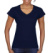 Dámske tričko Softstyle® V-Neck - Gildan, farba - navy, veľkosť - S