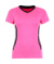 Dámske tričko Gamegear® Cooltex - Gamegear, farba - fluorescent pink/black, veľkosť - XL