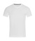 Pánske tričko Clive V-neck - Stedman, farba - white, veľkosť - 3XL
