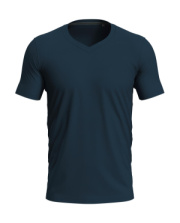 Stretch-T V-neck for men