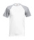 Tričko Baseball - FOM, farba - white/heather grey, veľkosť - S