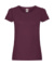 Dámske tričko Lady-Fit Original Tee - FOM, farba - burgundy, veľkosť - L
