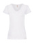 Dámske tričko V-neck - FOM, farba - white, veľkosť - XS