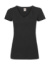 Dámske tričko V-neck - FOM, farba - čierna, veľkosť - XS