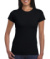 Dámske vypasované tričko - Gildan, farba - čierna, veľkosť - S