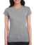 Dámske vypasované tričko - Gildan, farba - sport grey, veľkosť - S