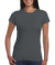 Dámske vypasované tričko - Gildan, farba - charcoal, veľkosť - XL