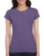 Dámske vypasované tričko - Gildan, farba - heather purple, veľkosť - S