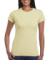 Dámske vypasované tričko - Gildan, farba - sand, veľkosť - XL
