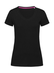 Stretch-T V-neck for women