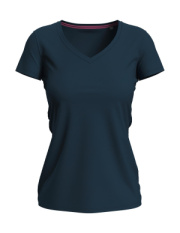 Stretch-T V-neck for women