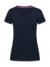 Tričko Claire V-neck - Stedman, farba - marina blue, veľkosť - XS
