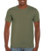 Pánske tričko Ring Spun - Gildan, farba - heather military green, veľkosť - S