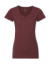 Dámske tričko HD s V-výstrihom - Russel, farba - maroon marl , veľkosť - S
