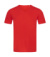 Pánske tričko Shawn V-neck - Stedman, farba - crimson red, veľkosť - S