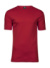 Pánske Tričko Interlock - Tee Jays, farba - deep red, veľkosť - M
