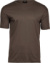 Pánske Tričko Interlock - Tee Jays, farba - chocolate, veľkosť - S