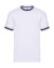 Tričko Ringer - FOM, farba - white/navy, veľkosť - XL