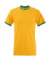 Tričko Ringer - FOM, farba - sunflower/kelly green, veľkosť - 3XL