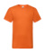 Tričko do V - FOM, farba - orange, veľkosť - XL