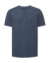 Pánske tričko Henley - Russel, farba - bright navy marl, veľkosť - XS