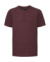 Pánske tričko Henley - Russel, farba - maroon marl , veľkosť - XS
