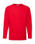 Tričko s dlhými rukávmi Value Weight - FOM, farba - red, veľkosť - S