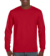 Tričko s dlhými rukávmi Ultra - Gildan, farba - red, veľkosť - S
