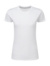 Dokonale potlačiteľné dámske tričko bez štítku - SG, farba - white, veľkosť - XS