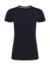Dokonale potlačiteľné dámske tričko bez štítku - SG, farba - navy, veľkosť - XS