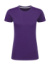 Dokonale potlačiteľné dámske tričko bez štítku - SG, farba - purple, veľkosť - XS