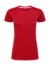 Dokonale potlačiteľné dámske tričko bez štítku - SG, farba - red, veľkosť - XS