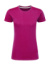 Dokonale potlačiteľné dámske tričko bez štítku - SG, farba - dark pink, veľkosť - XS