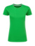 Dokonale potlačiteľné dámske tričko bez štítku - SG, farba - kelly green, veľkosť - XS