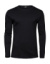 Pánske Tričko Interlock s Dlhými Rukávmi - Tee Jays, farba - čierna, veľkosť - S