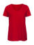 Organic Inspire V /women T-Shirt - B&C, farba - red, veľkosť - XS
