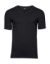 Pánske Strečové Tričko s V-výstrihom - Tee Jays, farba - čierna, veľkosť - M