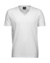 Pánske tričko Sof Tee s V-výstrihom - Tee Jays, farba - white, veľkosť - M