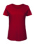 Organic Inspire Slub /women T-shirt - B&C, farba - chic red, veľkosť - M